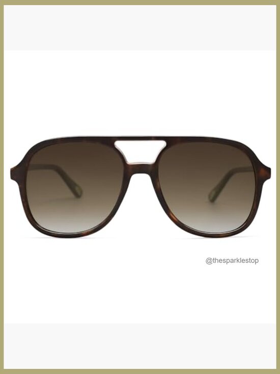 Retro Polarized Aviator Sunglasses with UV400 Protection main image 6